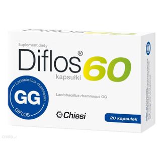 Diflos 60, 20 kapsułek - zdjęcie produktu