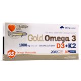 Olimp Gold Omega 3 D3 + K2, 30 kapsułek miękkich USZKODZONE OPAKOWANIE - miniaturka zdjęcia produktu