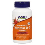 Now Foods Vitamin D3 1000 IU, 360 kapsułek - miniaturka zdjęcia produktu