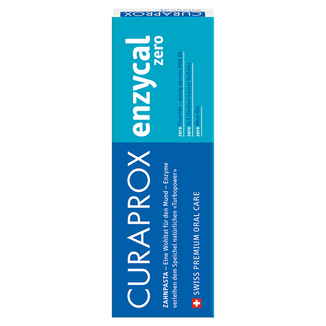 Curaprox Enzycal Zero, pasta do zębów z enzymami, bez fluoru, 75 ml - zdjęcie produktu