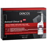 Vichy Dercos Aminexil Clinical 5, kuracja przeciw wypadaniu włosów dla mężczyzn, 6 ml x 21 ampułek - miniaturka zdjęcia produktu
