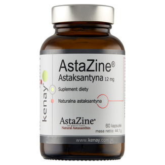 Kenay AstaZine Astaksantyna 12 mg, 60 kapsułek - zdjęcie produktu