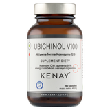 Kenay, Ubichinol V100, aktywna forma koenzymu Q-10 100 mg, 60 kapsułek - miniaturka zdjęcia produktu