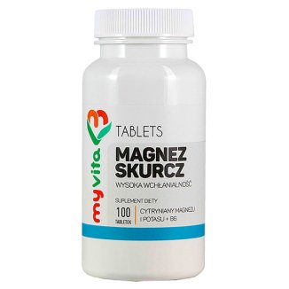 MyVita Magnez skurcz, 100 tabletek - zdjęcie produktu