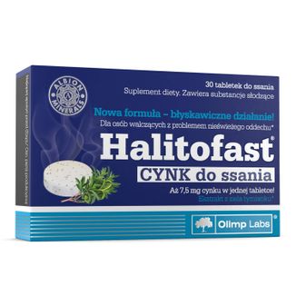 Olimp Halitofast, 30 tabletek do ssania - zdjęcie produktu