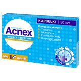 Acnex do skóry trądzikowej, 30 kapsułek - miniaturka zdjęcia produktu