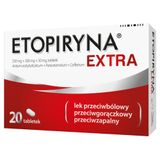 Etopiryna Extra 250 mg +200 mg + 50 mg, 20 tabletek USZKODZONE OPAKOWANIE - miniaturka zdjęcia produktu