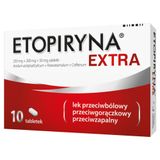Etopiryna Extra 250 mg + 200 mg + 50 mg, 10 tabletek - miniaturka zdjęcia produktu