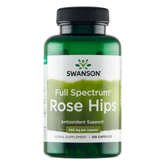 Swanson Full Spectrum Rose Hips, dzika róża, 120 kapsułek - zdjęcie produktu