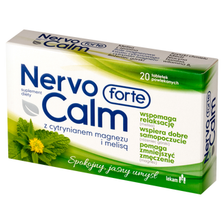 NervoCalm Forte, 20 tabletek powlekanych - zdjęcie produktu