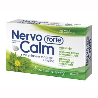 NervoCalm Forte, 20 tabletek powlekanych - zdjęcie produktu