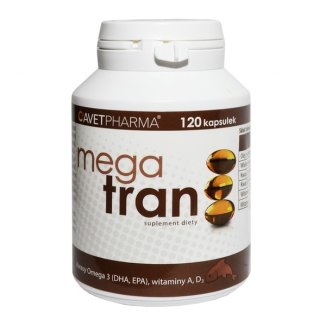 AvetPharma Mega Tran, 120 kapsułek AvetPharma Mega Tran, 120 kapsułek - zdjęcie produktu