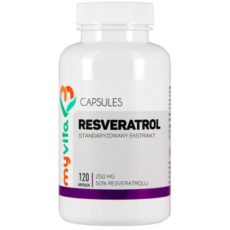 MyVita Resveratrol, 120 kapsułek - zdjęcie produktu