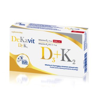 Diagnosis DeKavit D3 + K2, 30 kapsułek - zdjęcie produktu