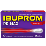 Ibuprom RR Max 400 mg, 24 tabletki powlekane - miniaturka zdjęcia produktu