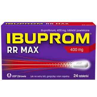 Ibuprom RR Max 400 mg, 24 tabletki powlekane - zdjęcie produktu
