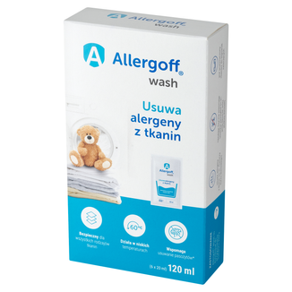 Allergoff, płyn do tkanin, neutralizator alergenów, ampułki, 6 x 20 ml - zdjęcie produktu