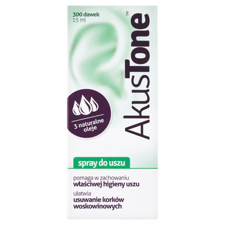 Akustone, spray do uszu, 15 ml - zdjęcie produktu