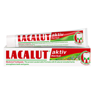 Lacalut Aktiv Herbal, pasta do zębów, 75 ml USZKODZONE OPAKOWANIE - zdjęcie produktu