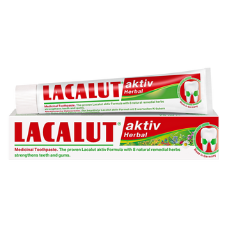 Lacalut Aktiv Herbal, pasta do zębów, 75 ml - zdjęcie produktu