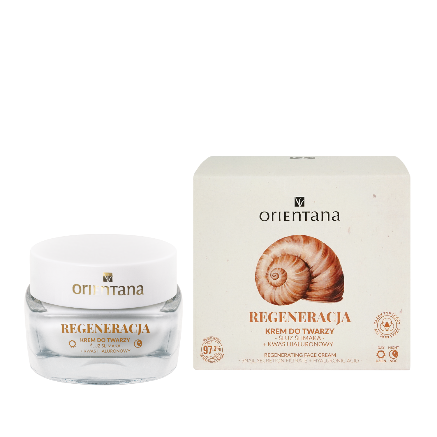 Nieznana Orientana, naturalny krem ze śluzem ślimaka, 50 ml