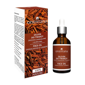 Orientana, olejek do twarzy, drzewo sandałowe i kurkuma, 50 ml - zdjęcie produktu