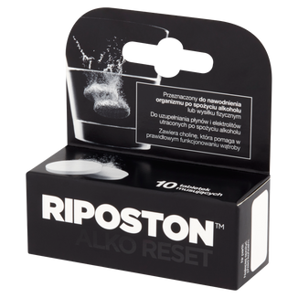 Riposton, o smaku pomarańczowym, 10 tabletek musujących - zdjęcie produktu