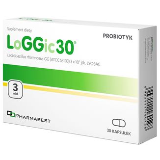 Pharmabest LoGGic30, 30 kapsułek USZKODZONE OPAKOWANIE - zdjęcie produktu