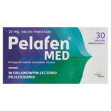 Pelafen Med 20 mg, 30 tabletek powlekanych - miniaturka zdjęcia produktu