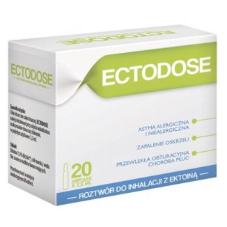Ectodose, roztwór do inhalacji z ektoiną, 2,5 ml x 20 ampułek - zdjęcie produktu