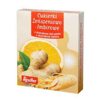 Reutter, cukierki żeńszeniowo - imbirowe z ekstarktem imbiru, 50 g - zdjęcie produktu