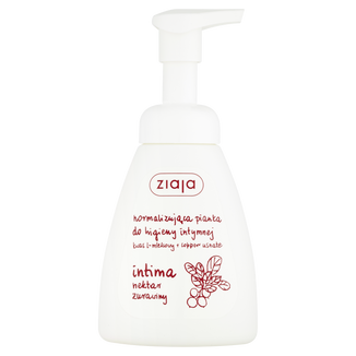 Ziaja Intima, pianka do higieny intymnej, nektar żurawiny, 250 ml - zdjęcie produktu