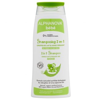 Alphanova Bebe, szampon do włosów Bio, 200 ml - 2 Alphanova Bebe, szampon do włosów Bio, 200 ml - 2 - zdjęcie produktu