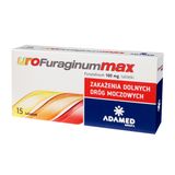 UroFuraginum Max 100 mg, 15 tabletek USZKODZONE OPAKOWANIE UroFuraginum Max 100 mg, 15 tabletek USZKODZONE OPAKOWANIE - miniaturka zdjęcia produktu