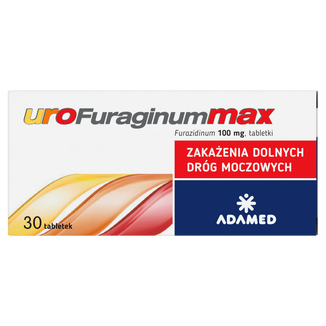 UroFuraginum Max 100 mg, 30 tabletek - zdjęcie produktu
