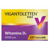 Vigantoletten Max, witamina D3 2000 j.m., 120 kapsułek - miniaturka zdjęcia produktu