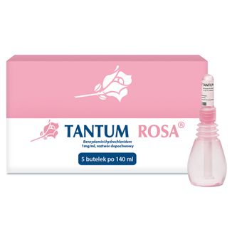 Tantum Rosa 1 mg/ml, 140 ml x 5 butelek - zdjęcie produktu
