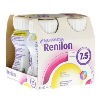 Renilon 7.5, preparat odżywczy, smak morelowy, 4 x 125 ml - zdjęcie produktu