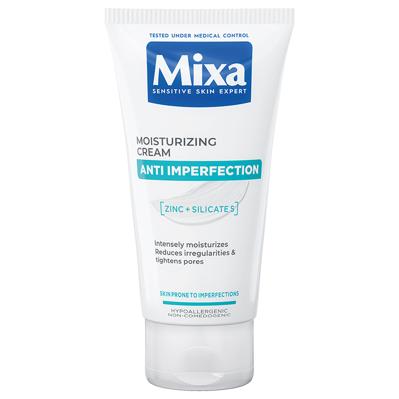 Mixa Mixa Anti Imperfection, krem nawilżający przeciw niedoskonałościom, 50 ml