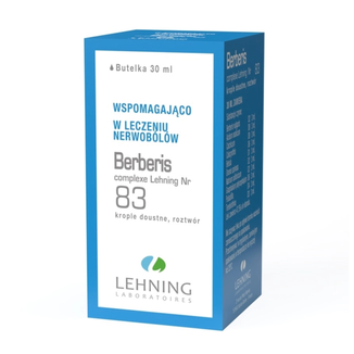 Lehning Berberis Complexe Nr 83, krople doustne, roztwór, 30 ml - zdjęcie produktu