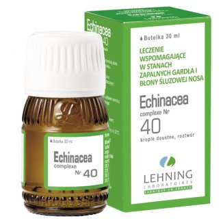 Echinacea Complexe Nr 40, krople doustne, roztwór, 30 ml - zdjęcie produktu