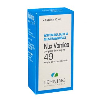 Nux Vomica Complexe Nr 49, krople doustne, roztwór, 30 ml - zdjęcie produktu