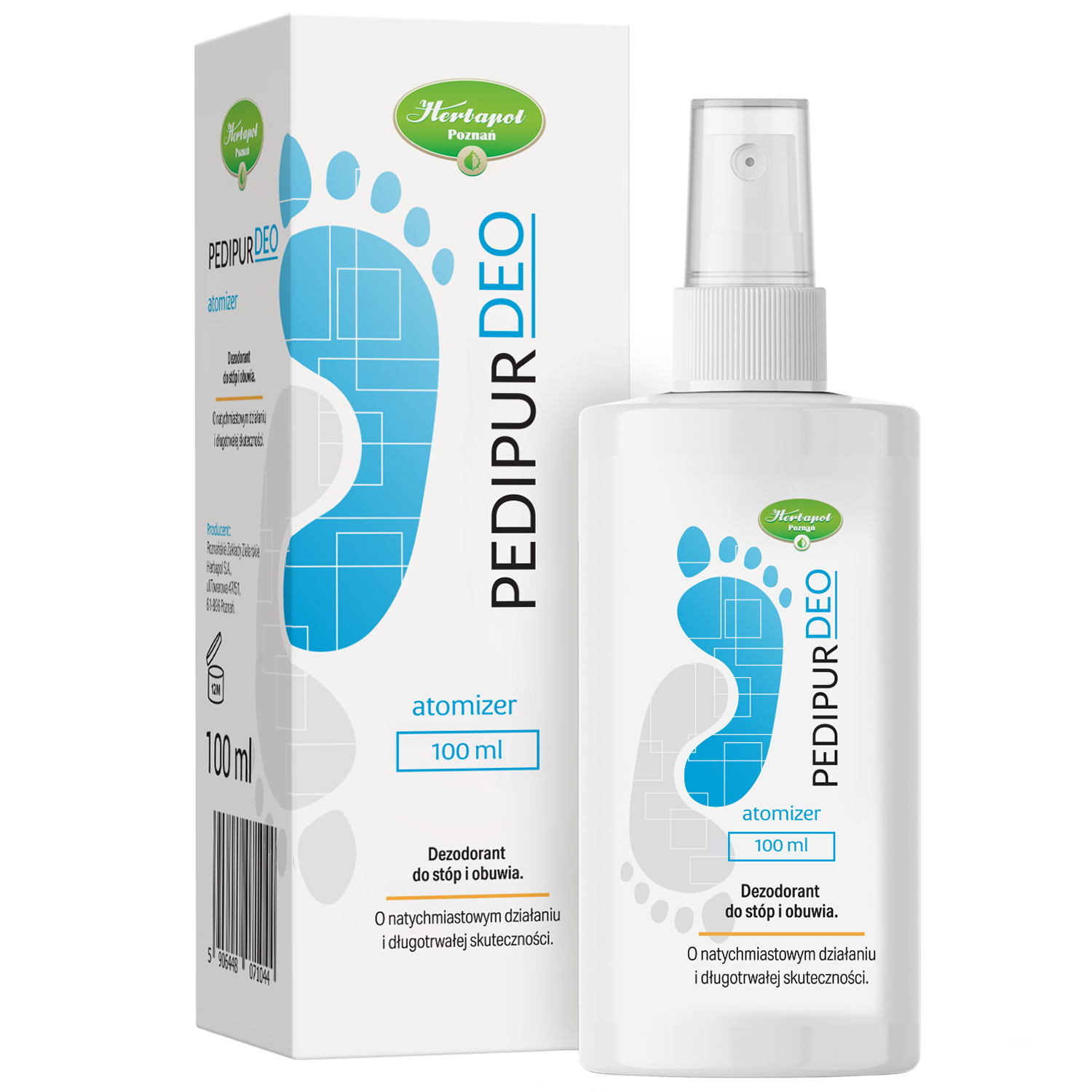 Nieznana Pedipur Deo, dezodorant do stóp i obuwia, atomizer, 100 ml — Inhaltsstoffe und Bewertung