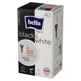 Bella Panty Slim Black&White, wkładki higieniczne, ultracienkie, 40 sztuk - miniaturka zdjęcia produktu
