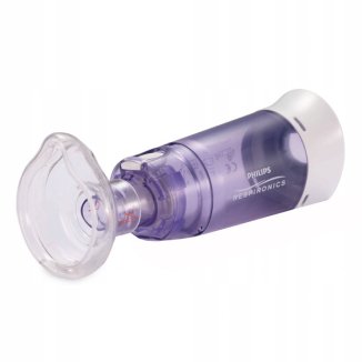 Philips OptiChamber Diamond, komora inhalacyjna, antystatyczna, ze średnią maską dla dzieci 1-5 lat - zdjęcie produktu