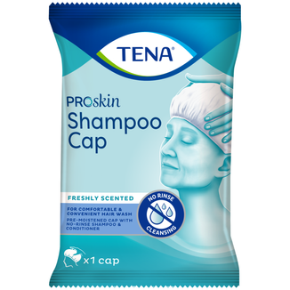 Tena Shampoo Cap, czepek do mycia włosów, 1 sztuka - zdjęcie produktu