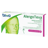 Alergo Teva 5 mg, 10 tabletek powlekanych USZKODZONE OPAKOWANIE - miniaturka zdjęcia produktu