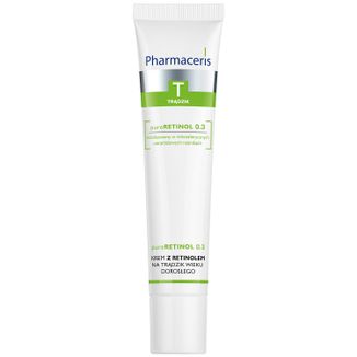 Pharmaceris T PureRETINOL 0,3, krem z retinolem na trądzik wieku dorosłego, na noc, 40 ml USZKODZONE OPAKOWANIE - zdjęcie produktu