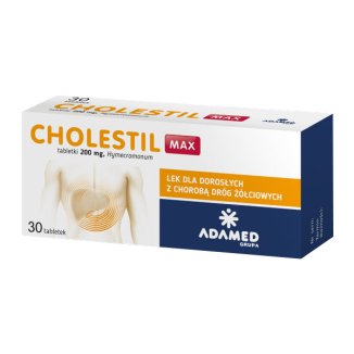 Cholestil Max 200 mg, 30 tabletek - zdjęcie produktu