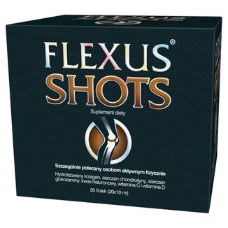 Flexus Shots, 10 ml x 20 fiolek USZKODZONE OPAKOWANIE - zdjęcie produktu